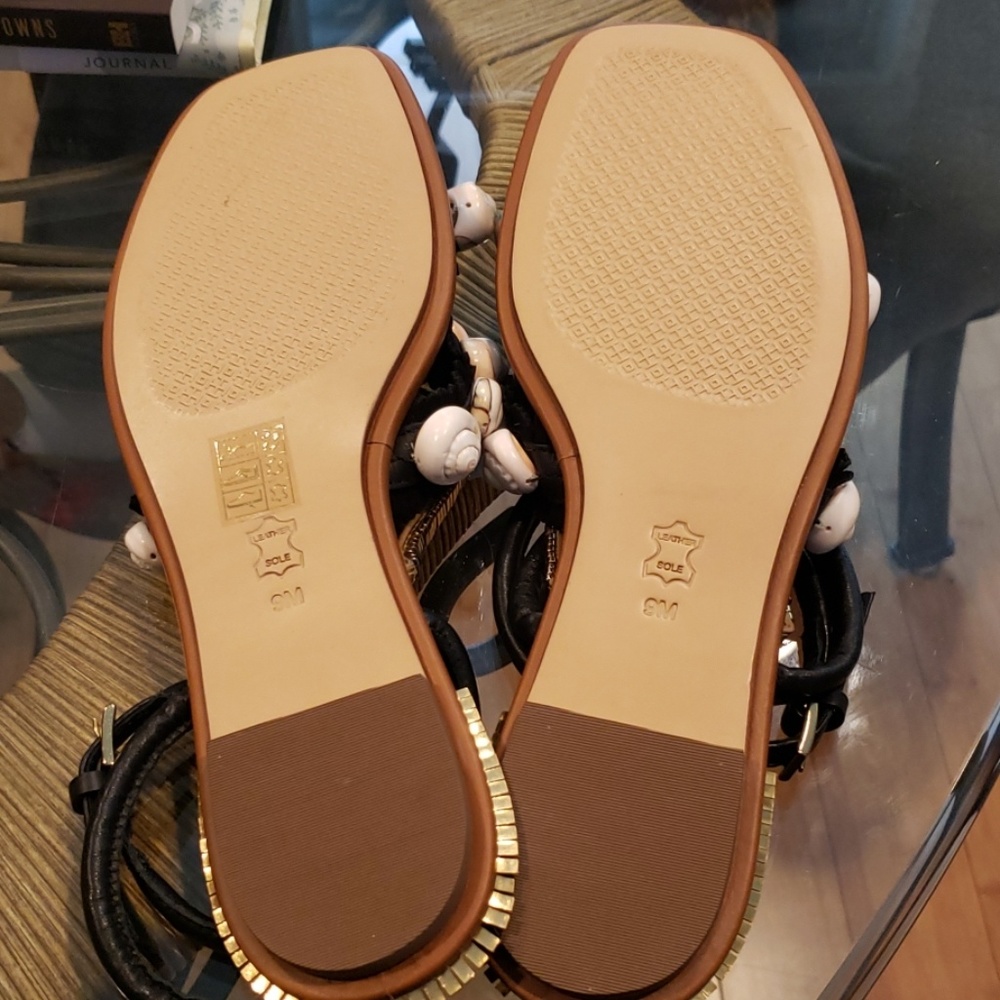 Tory Burch Sinclair Seashell Sandals - Picture 4 of 4